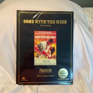 NIB Vintage Gone With the Wind Movie Script, 55th Anniversary Edition.